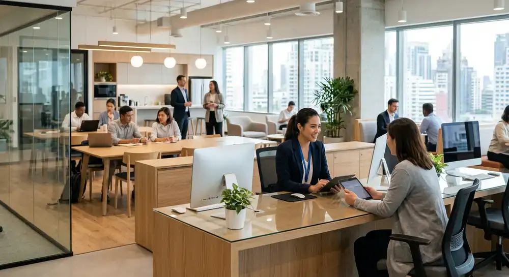 Ibulveto TechHub modern irodai környezet és ügyfélszolgálat