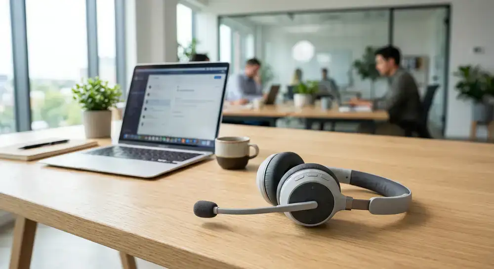 Vezeték nélküli irodai headset